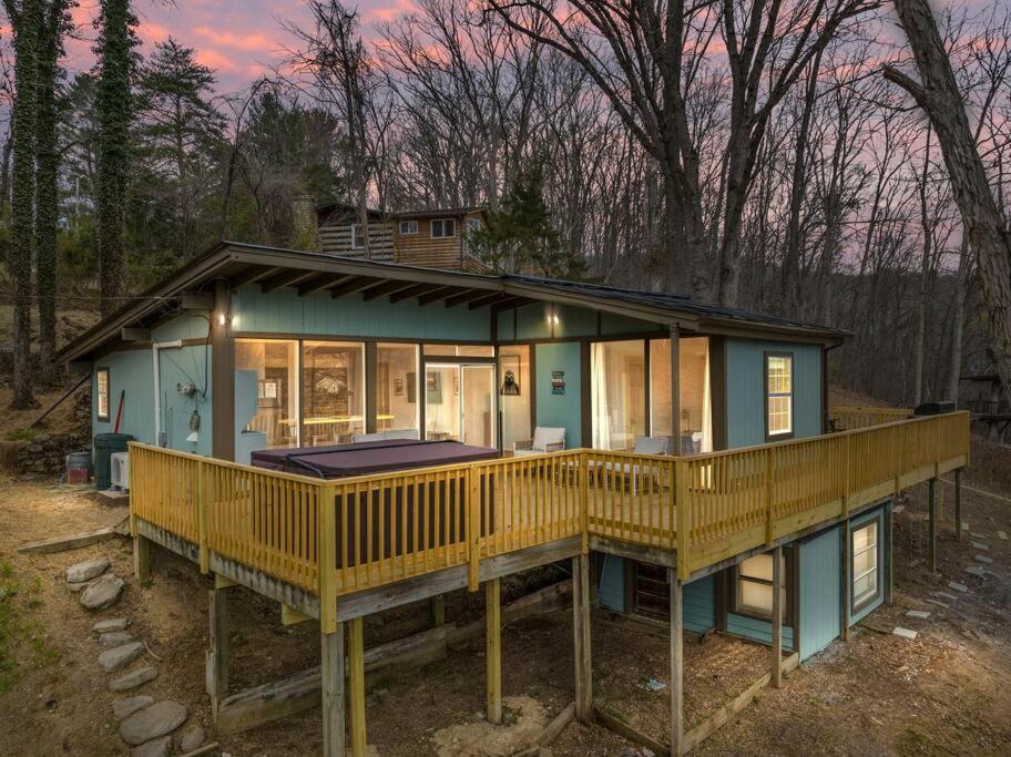 Lazy Lake 3Br Cabin W/ Mtn Views + Hot Tub +Wi-Fi 루레이 외부 사진