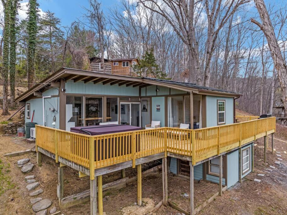 Lazy Lake 3Br Cabin W/ Mtn Views + Hot Tub +Wi-Fi 루레이 외부 사진